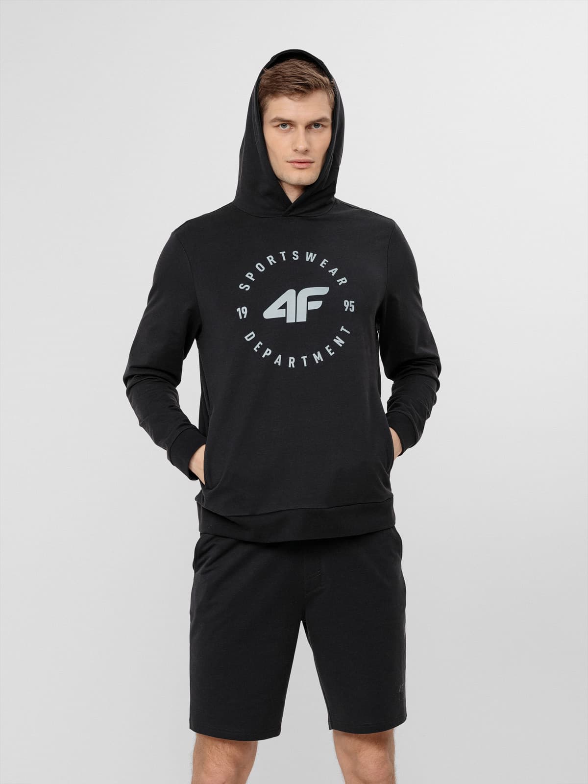 4F H4L22-BLM018 ANTHRACITE Pánská mikina US M H4L22-BLM018 ANTHRACITE - náhled 1