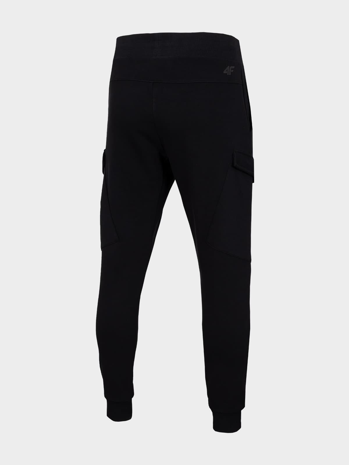 4F H4L22-SPMD011 DEEP BLACK Pánské tepláky US S H4L22-SPMD011 DEEP BLACK - náhled 5
