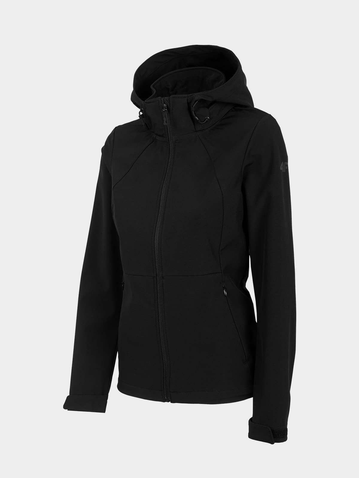 4F H4L22-SFD001 DEEP BLACK Dámská softshellová bunda US XS H4L22-SFD001 DEEP BLACK - náhled 1
