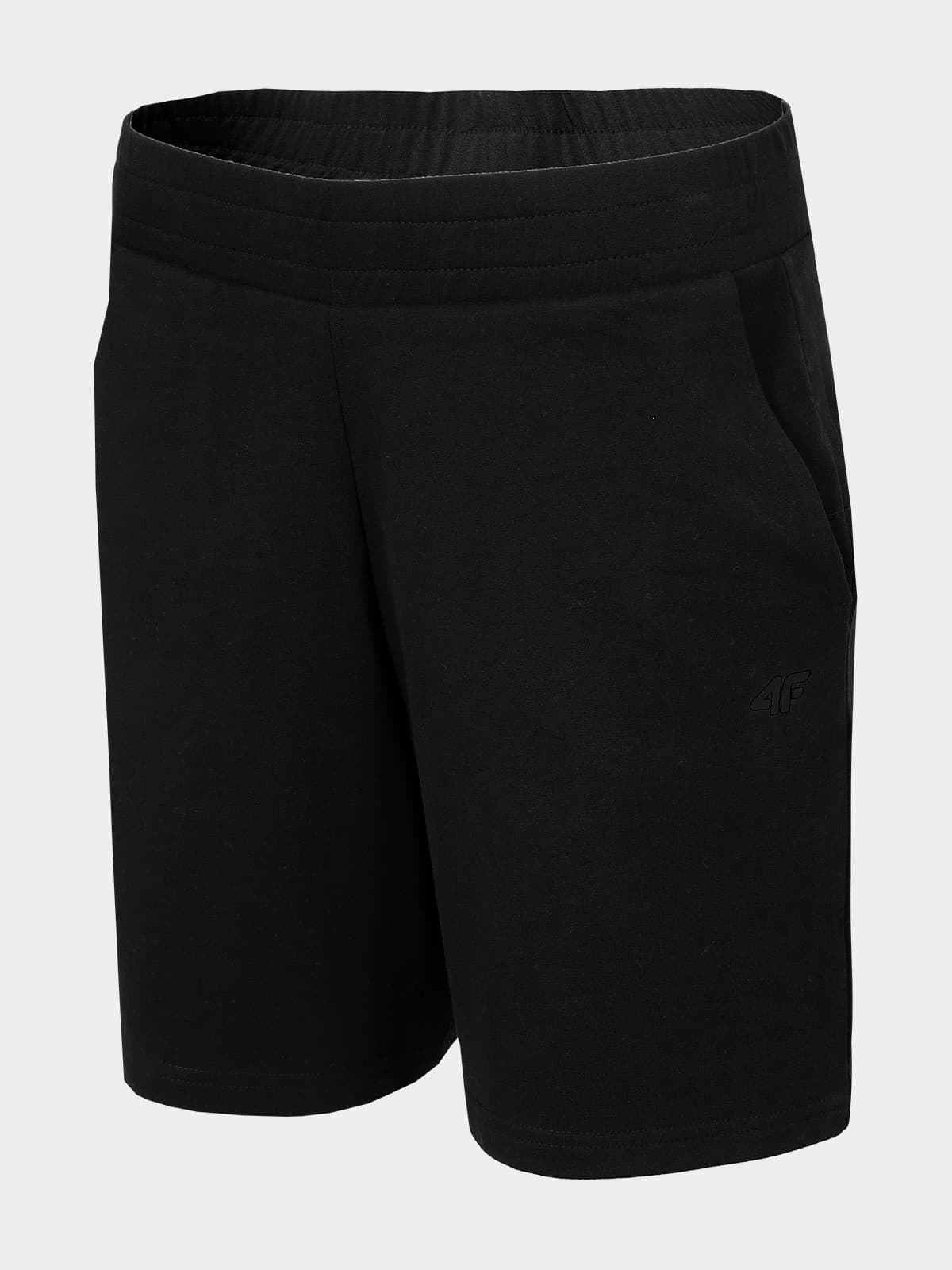 4F H4L22-SKDD016 DEEP BLACK Dámské kraťasy US S H4L22-SKDD016 DEEP BLACK - náhled 3