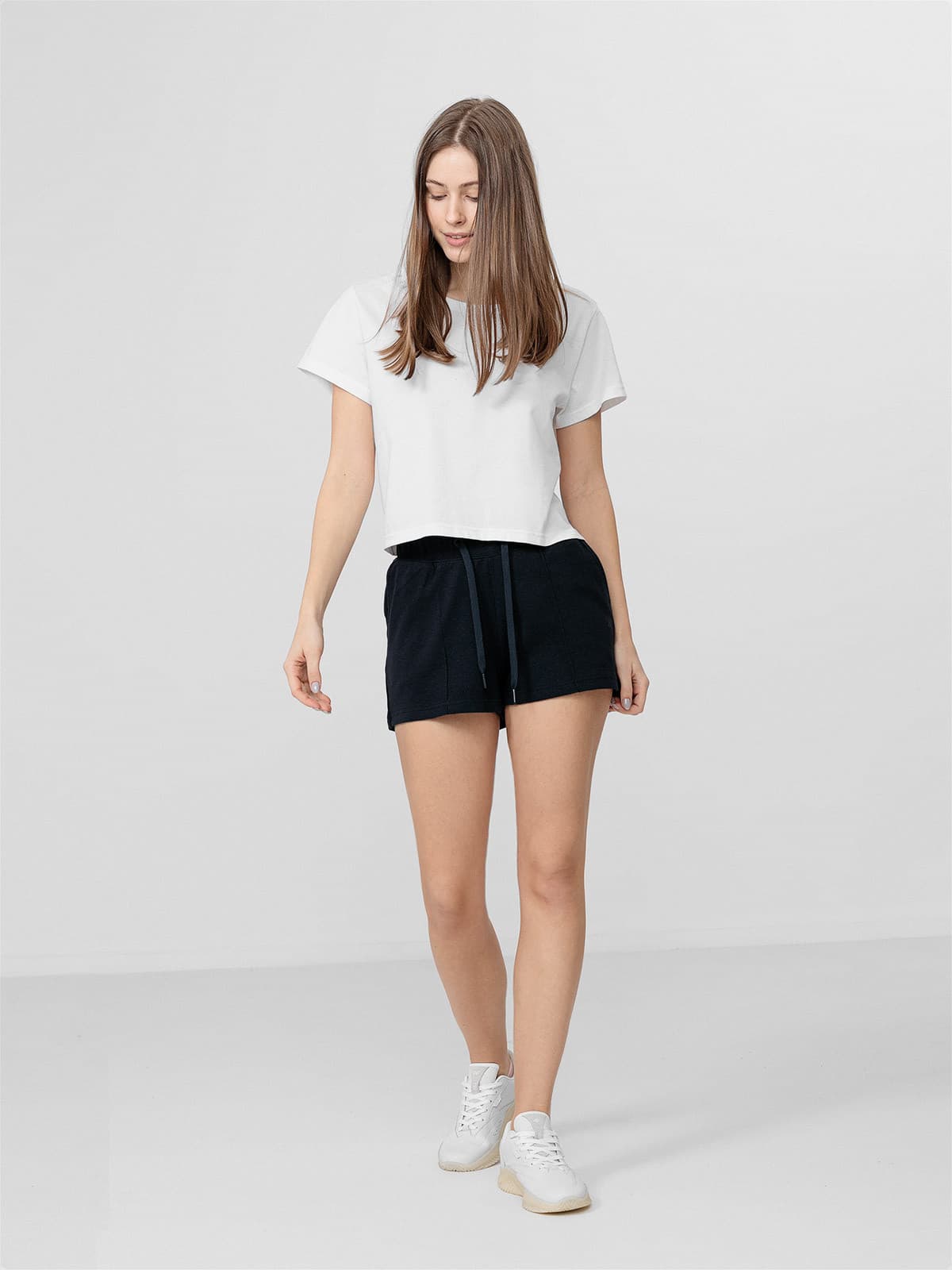 4F H4L22-SKDD017 NAVY Dámské kraťasy US L H4L22-SKDD017 NAVY - náhled 4