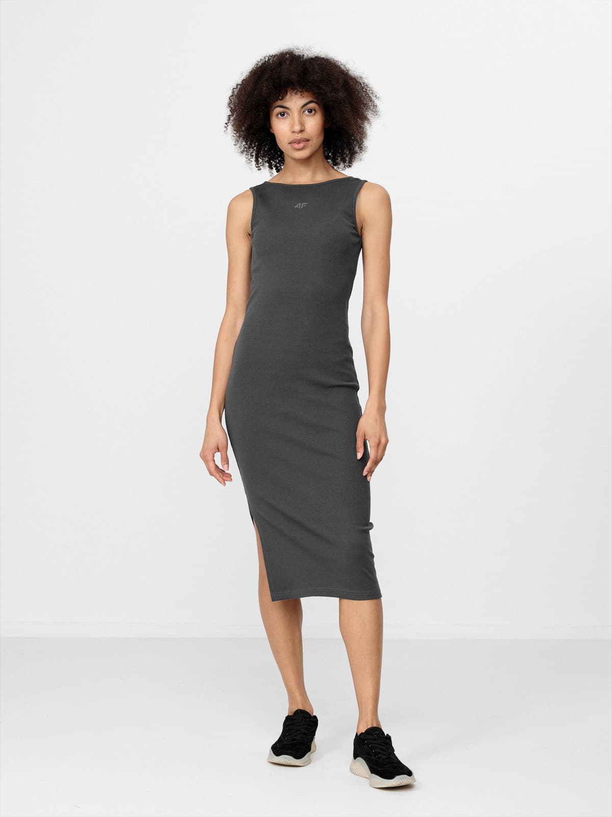 4F H4L22-SUDD010 ANTHRACITE Dámské šaty US L H4L22-SUDD010 ANTHRACITE - náhled 1