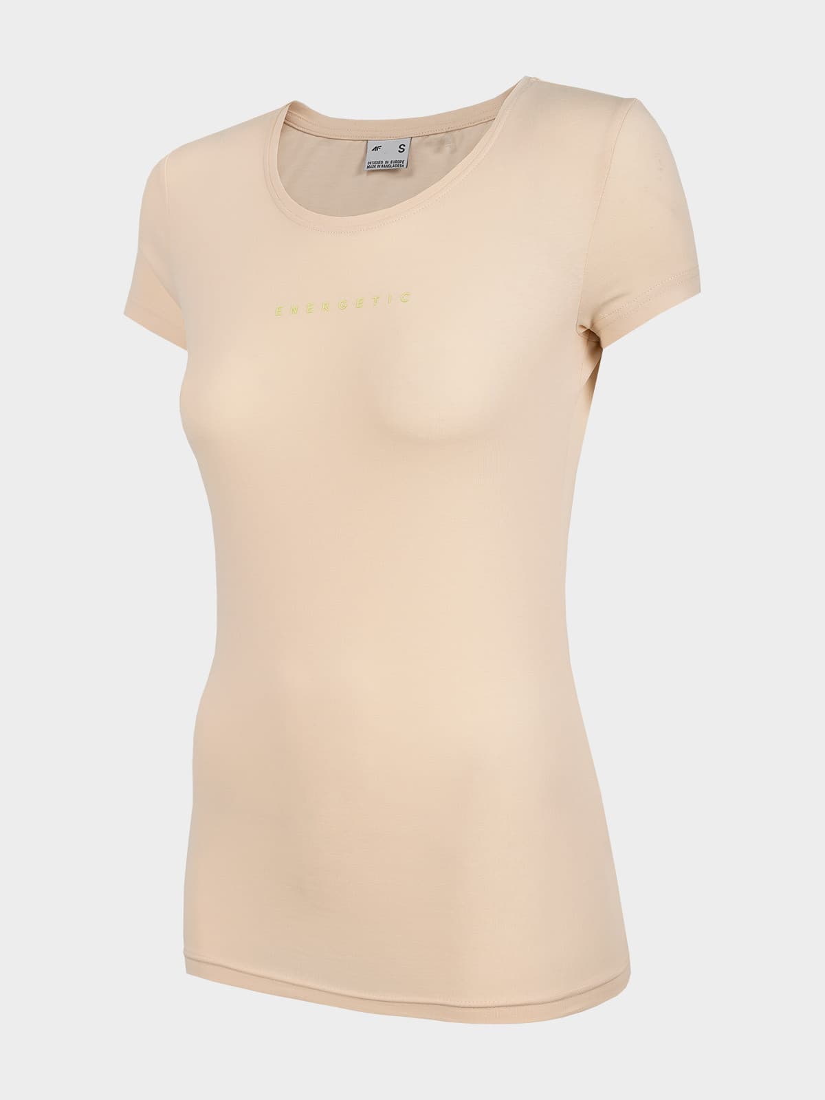 4F H4L22-TSD029 BEIGE Dámské tričko US L H4L22-TSD029 BEIGE - náhled 1