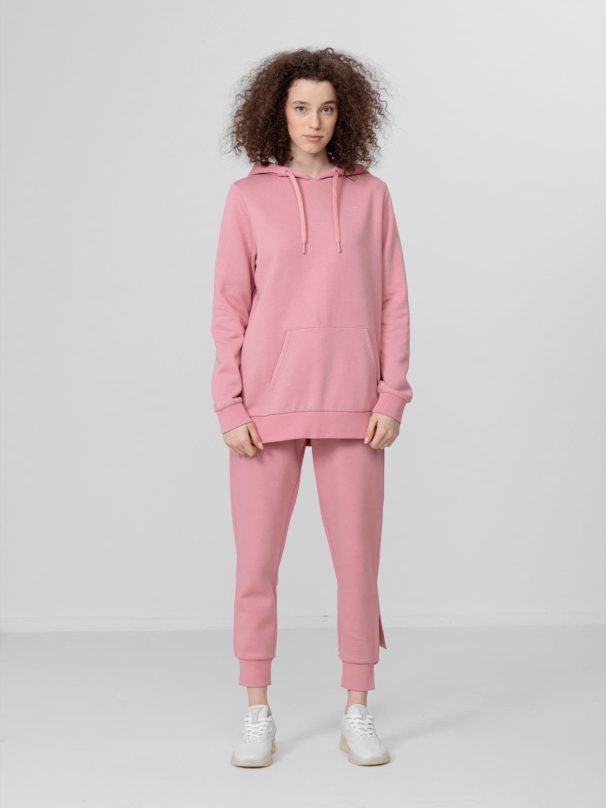 4F H4L22-BLD352 LIGHT PINK Dámská mikina US L H4L22-BLD352 LIGHT PINK - náhled 2