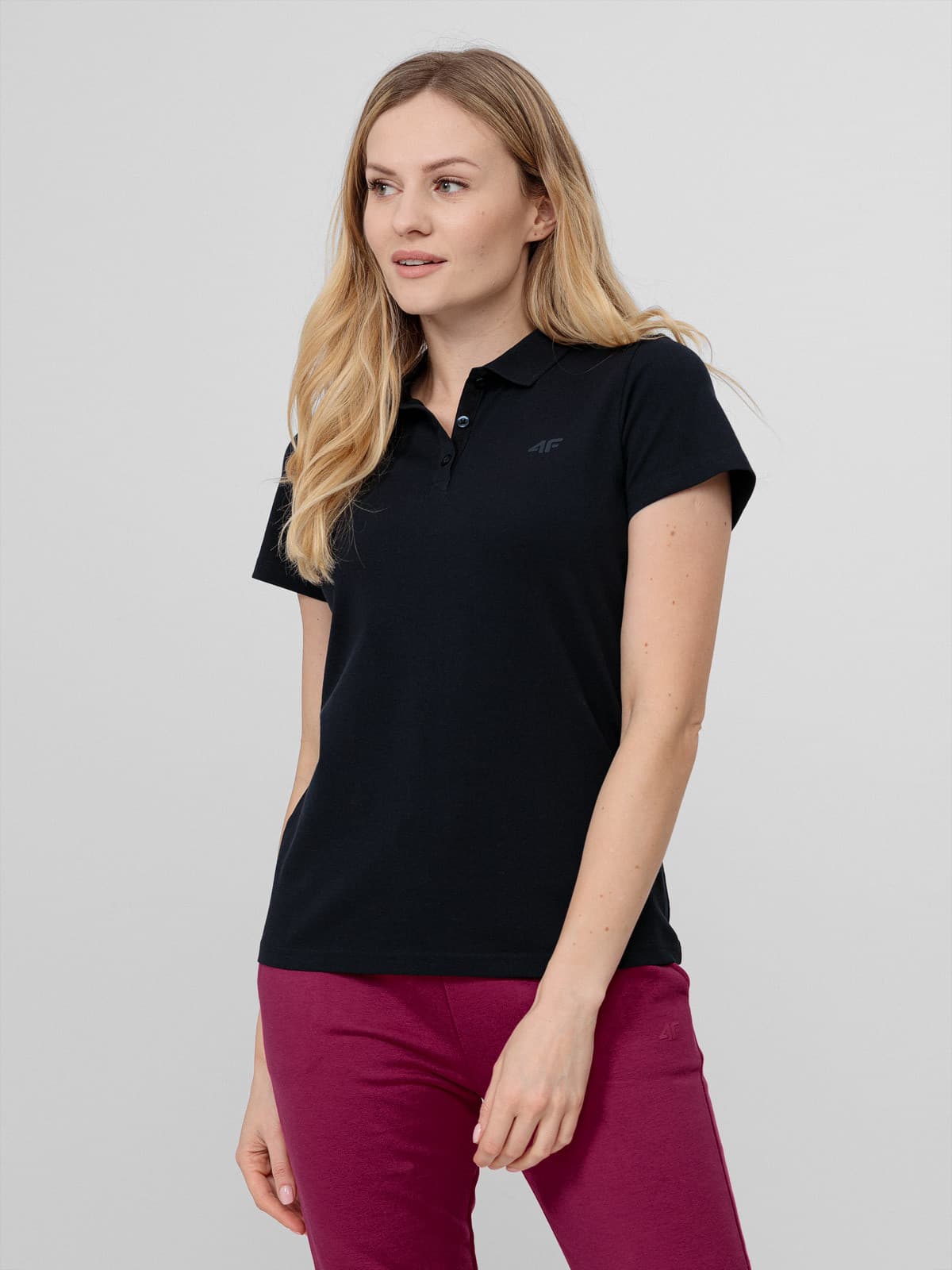 4F H4L22-TSD355 NAVY Dámské polo tričko US XL H4L22-TSD355 NAVY