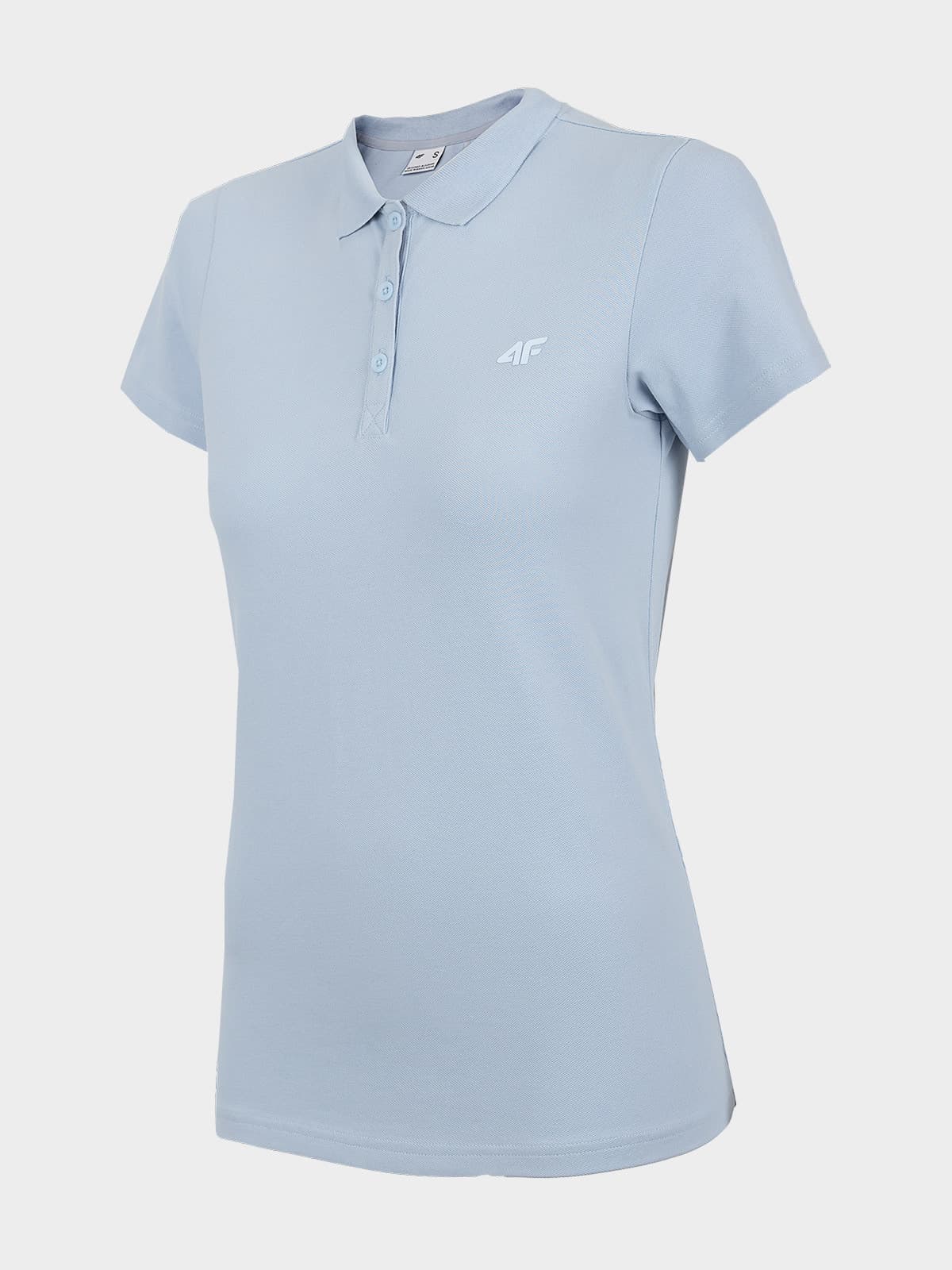 4F H4L22-TSD355 LIGHT BLUE Dámské polo tričko US XS H4L22-TSD355 LIGHT BLUE - náhled 1