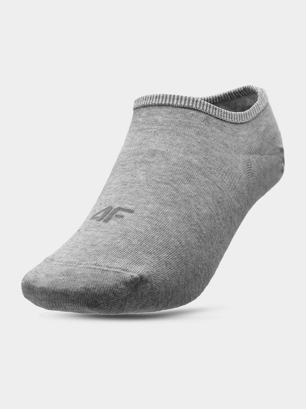 4F H4L22-SOD301 COLD LIGHT GREY MELANGE+GREY MELANGE+MID Ponožky EU 35/38 H4L22-SOD301 GREY - náhled 2