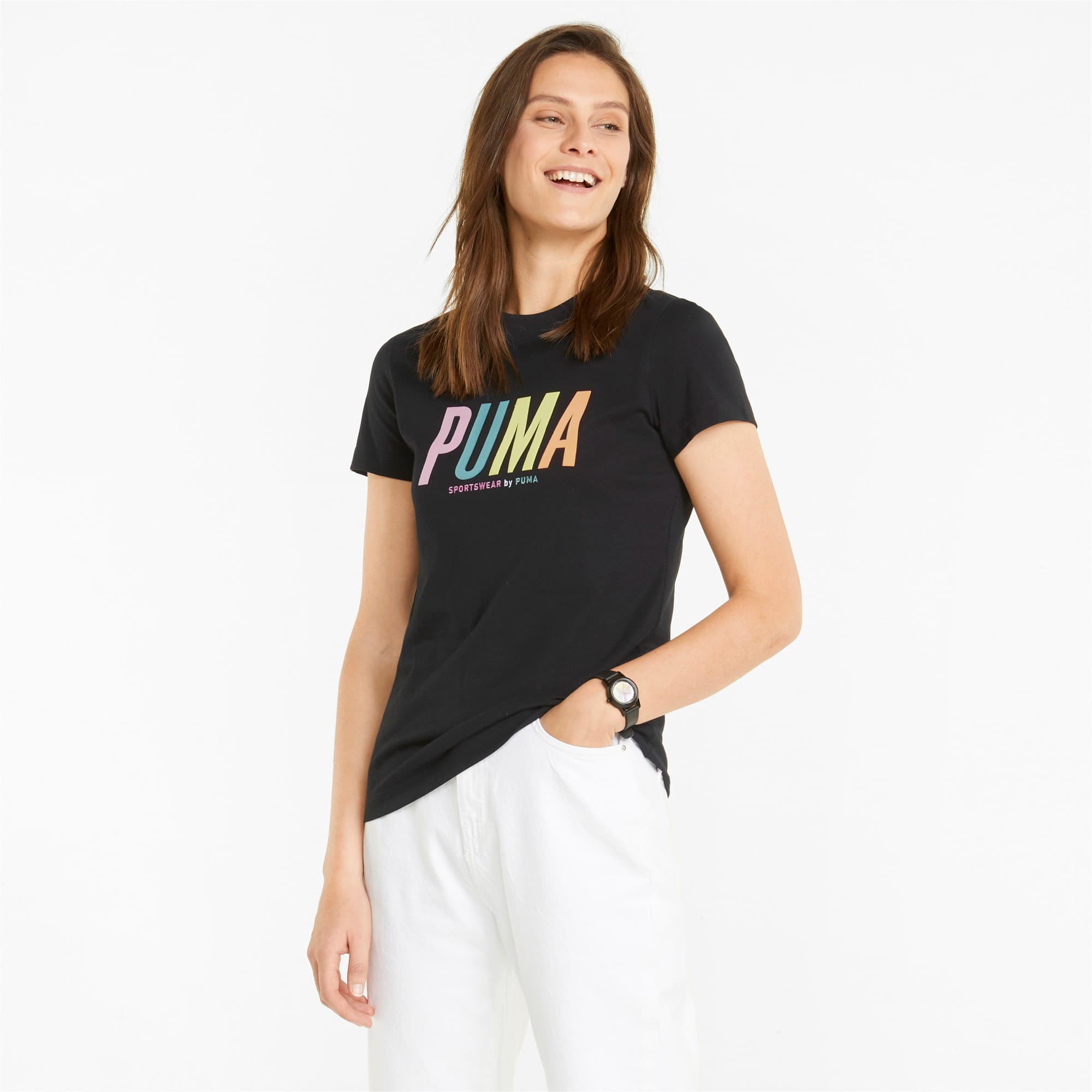 Puma SWxP Graphic Tee Dámské tričko US L 533559-01 - náhled 3