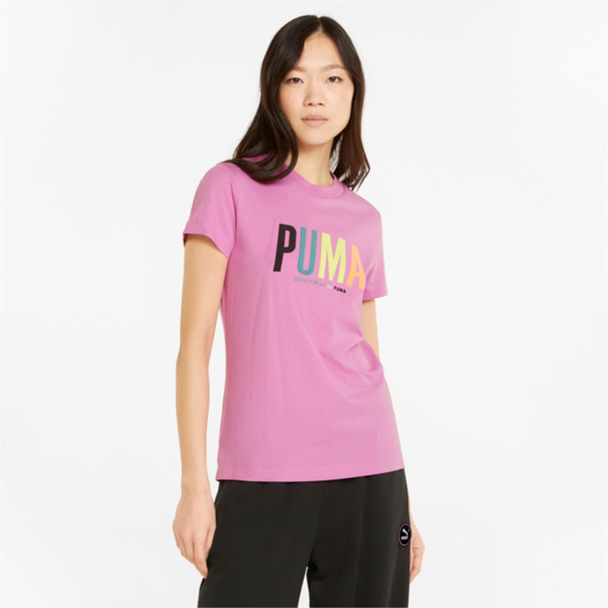 Puma SWxP Graphic Tee Dámské tričko US L 533559-15 - náhled 3