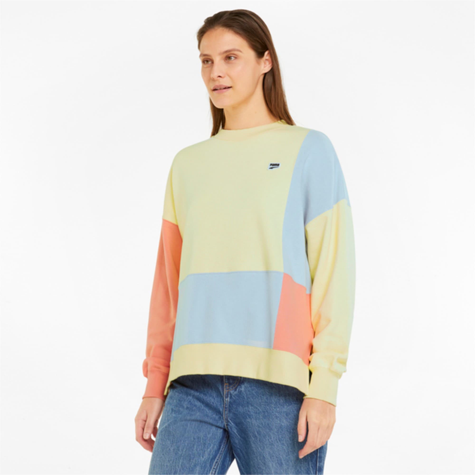 Puma Downtown Crew TR Dámská mikina US L 533582-41 - náhled 3