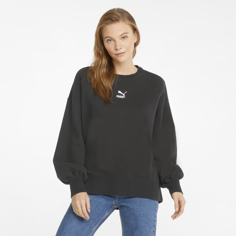 Puma Classics Oversized Crew FL Dámská mikina US L 533512-01 - náhled 3