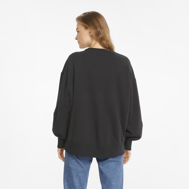 Puma Classics Oversized Crew FL Dámská mikina US L 533512-01 - náhled 4