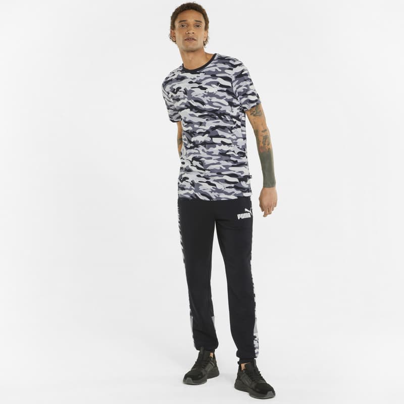 Puma ESS+ Camo Sweatpants TR Pánské tepláky US S 848575-01 - náhled 5