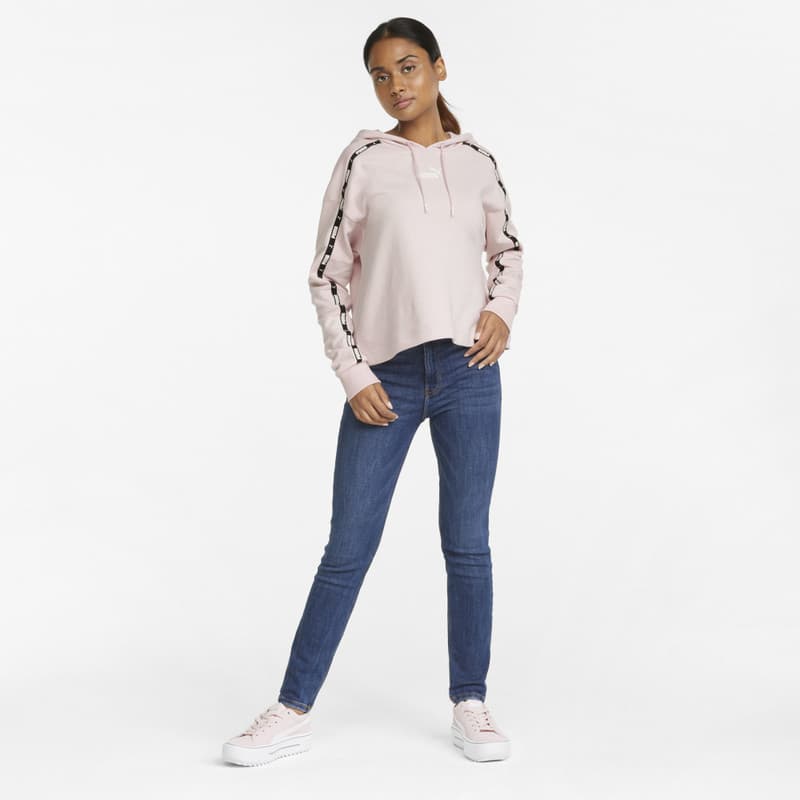 Puma Puma Power Tape Cropped Hoodie TR Dámská mikina US M 848431-16 - náhled 5