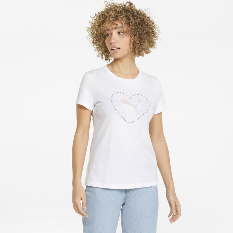 Puma Valentine s Day Graphic Tee Dámské tričko US L 848408-02 - náhled 3