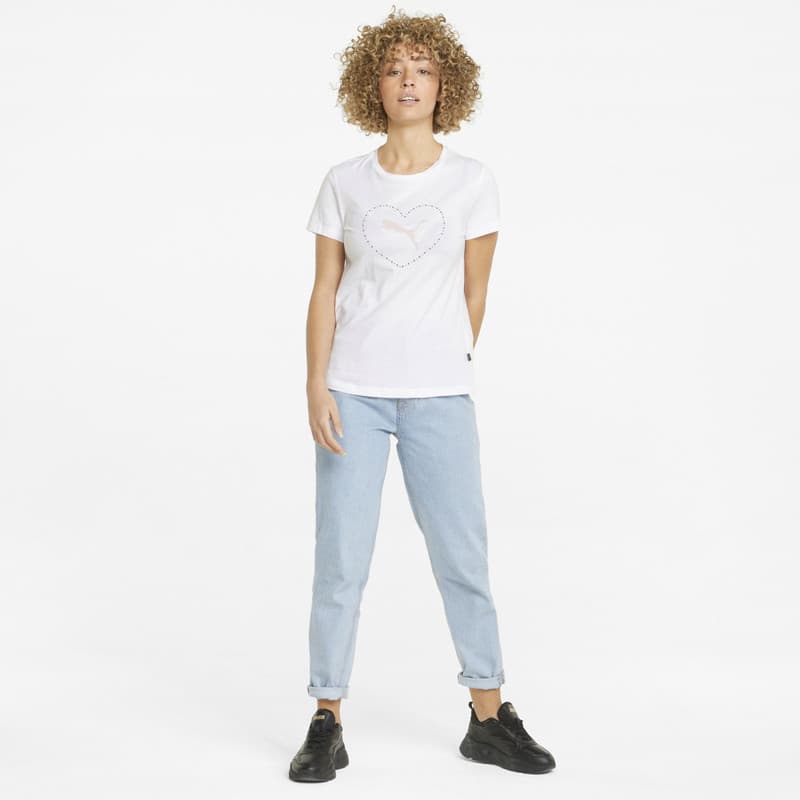 Puma Valentine s Day Graphic Tee Dámské tričko US L 848408-02 - náhled 5
