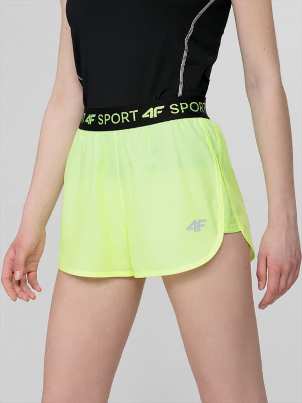 4F H4L22-SKDF010 CANARY GREEN Dámské kraťasy US XL H4L22-SKDF010 CANARY GREEN - náhled 5