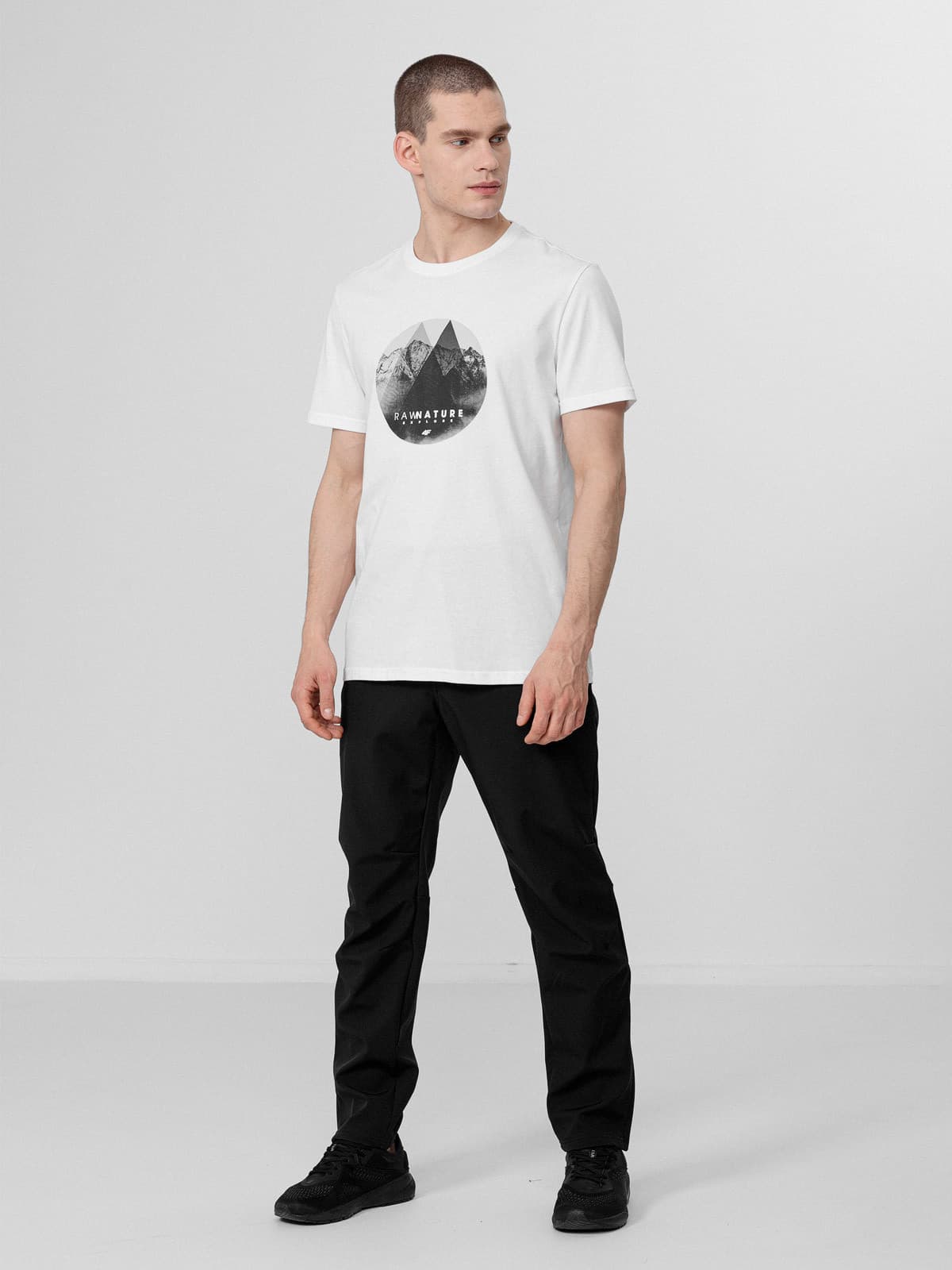 4F H4L22-SPMT001 DEEP BLACK Pánské kalhoty US XL H4L22-SPMT001 DEEP BLACK - náhled 3