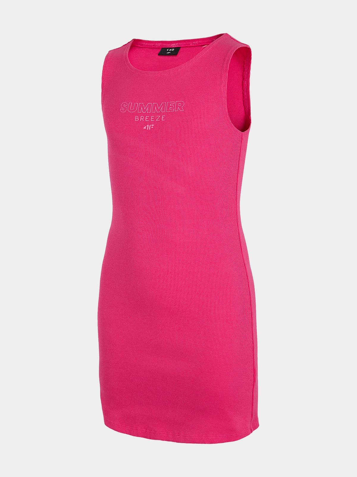 4F HJL22-JSUDD003 HOT PINK Dětské šaty EU 128 HJL22-JSUDD003 HOT PINK - náhled 1