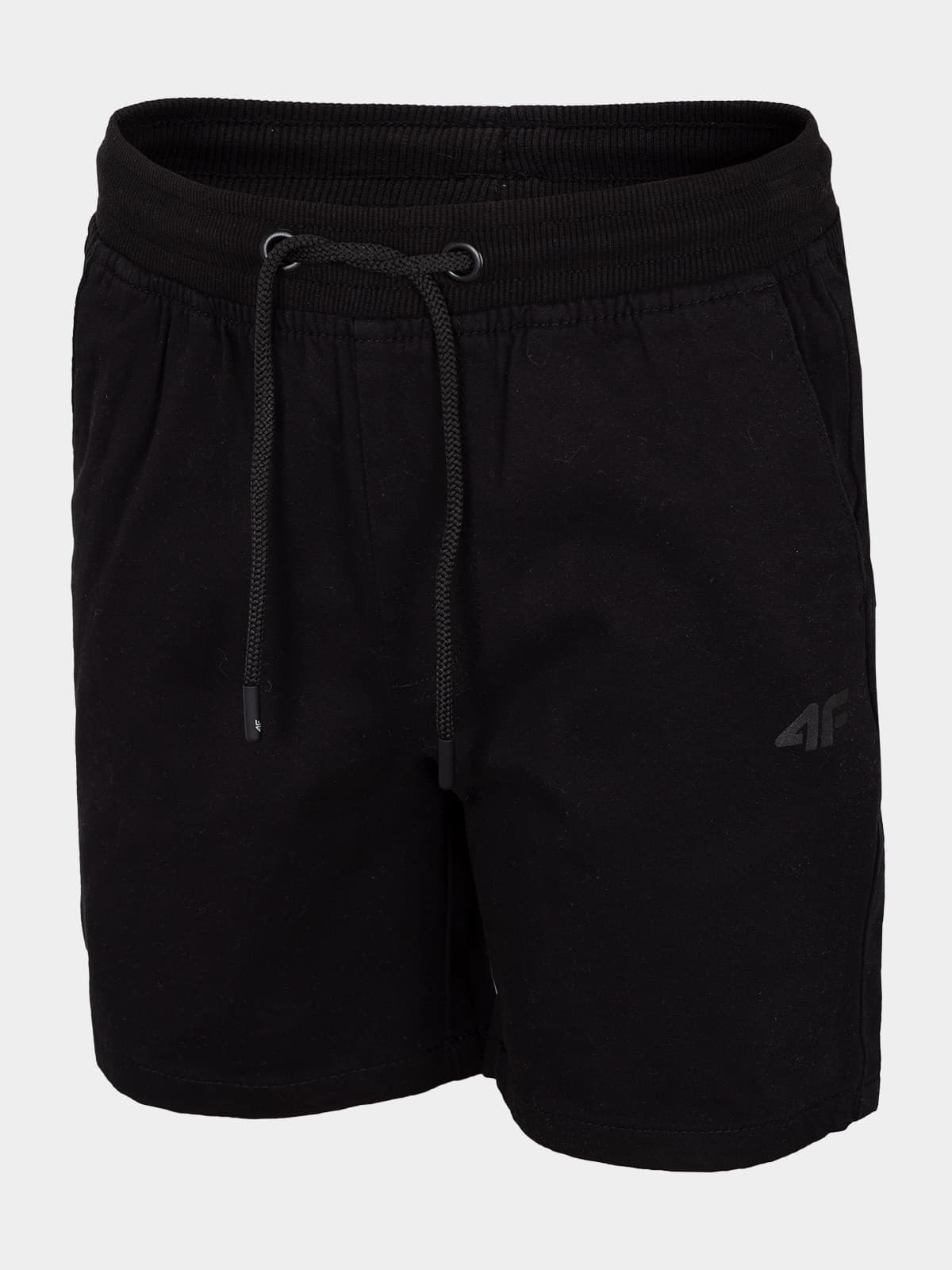 4F HJL22-JSKMC001 DEEP BLACK Dětské kraťasy EU 128 HJL22-JSKMC001 DEEP BLACK - náhled 1