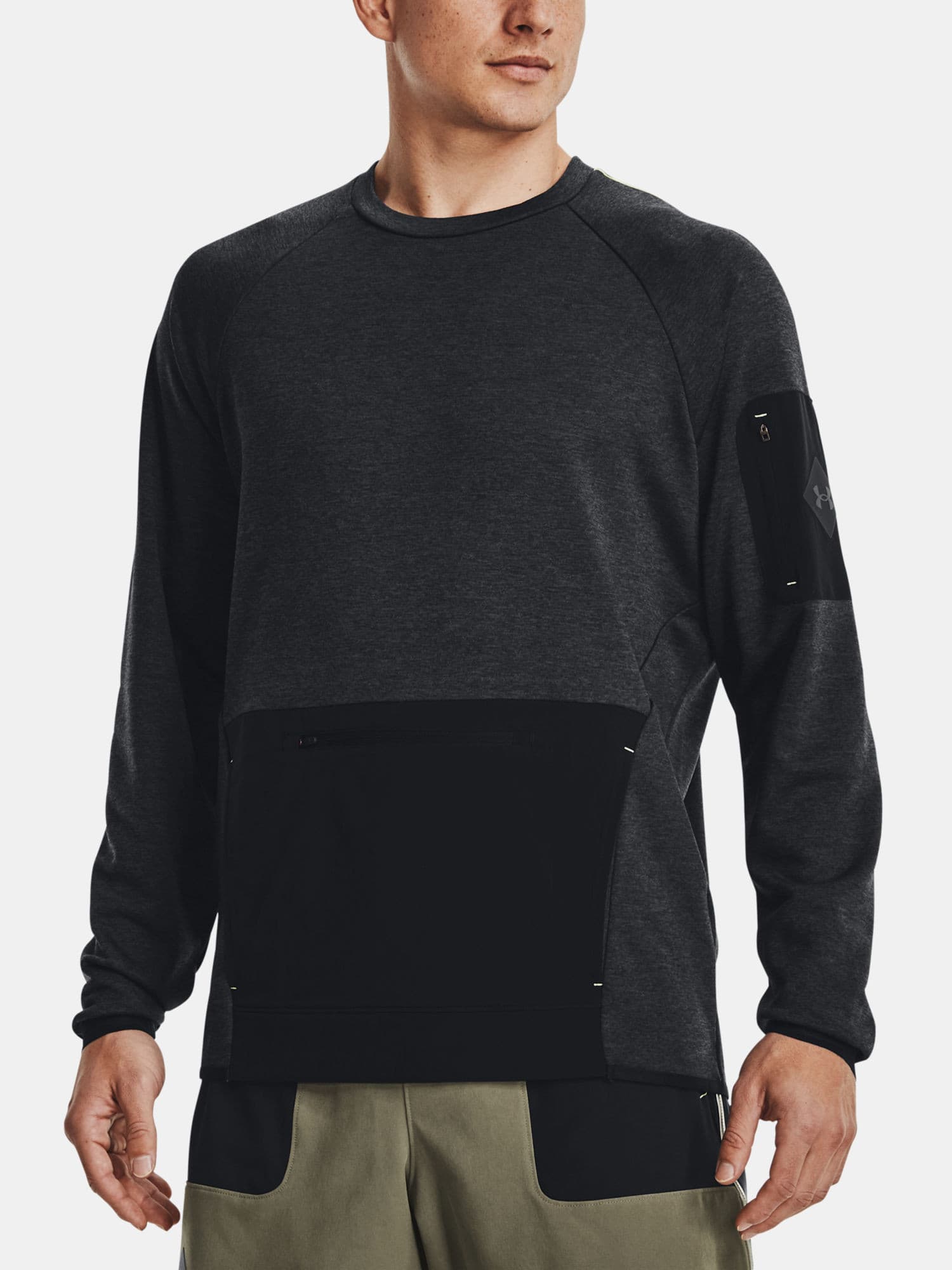 Under Armour UA Terrain Terry Crew Pánská mikina US L 1370509-001 - náhled 1