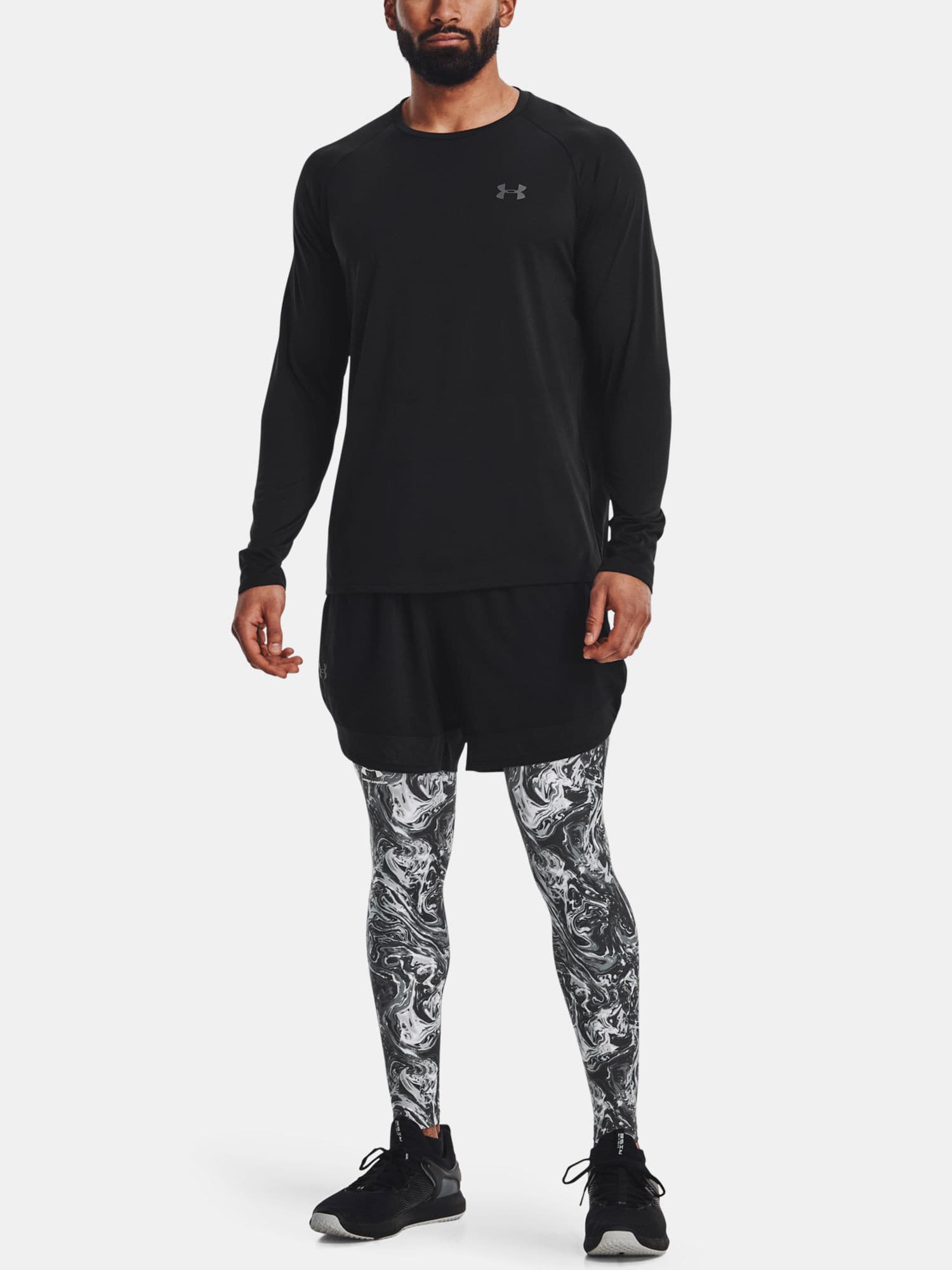 Under Armour UA HG Armour Prtd Leggings Pánské legíny US S 1370326-012 - náhled 5