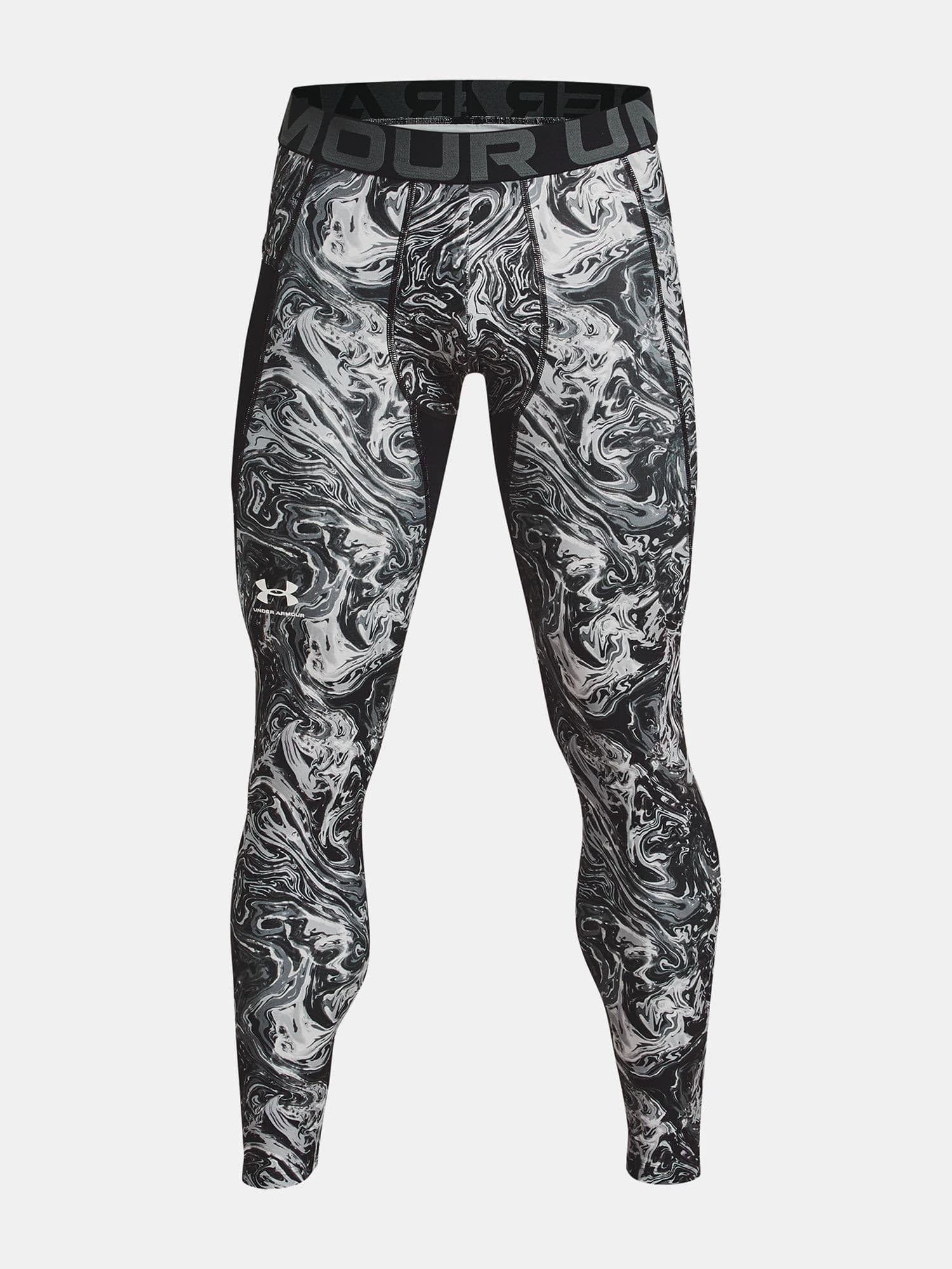 Under Armour UA HG Armour Prtd Leggings Pánské legíny US S 1370326-012 - náhled 1
