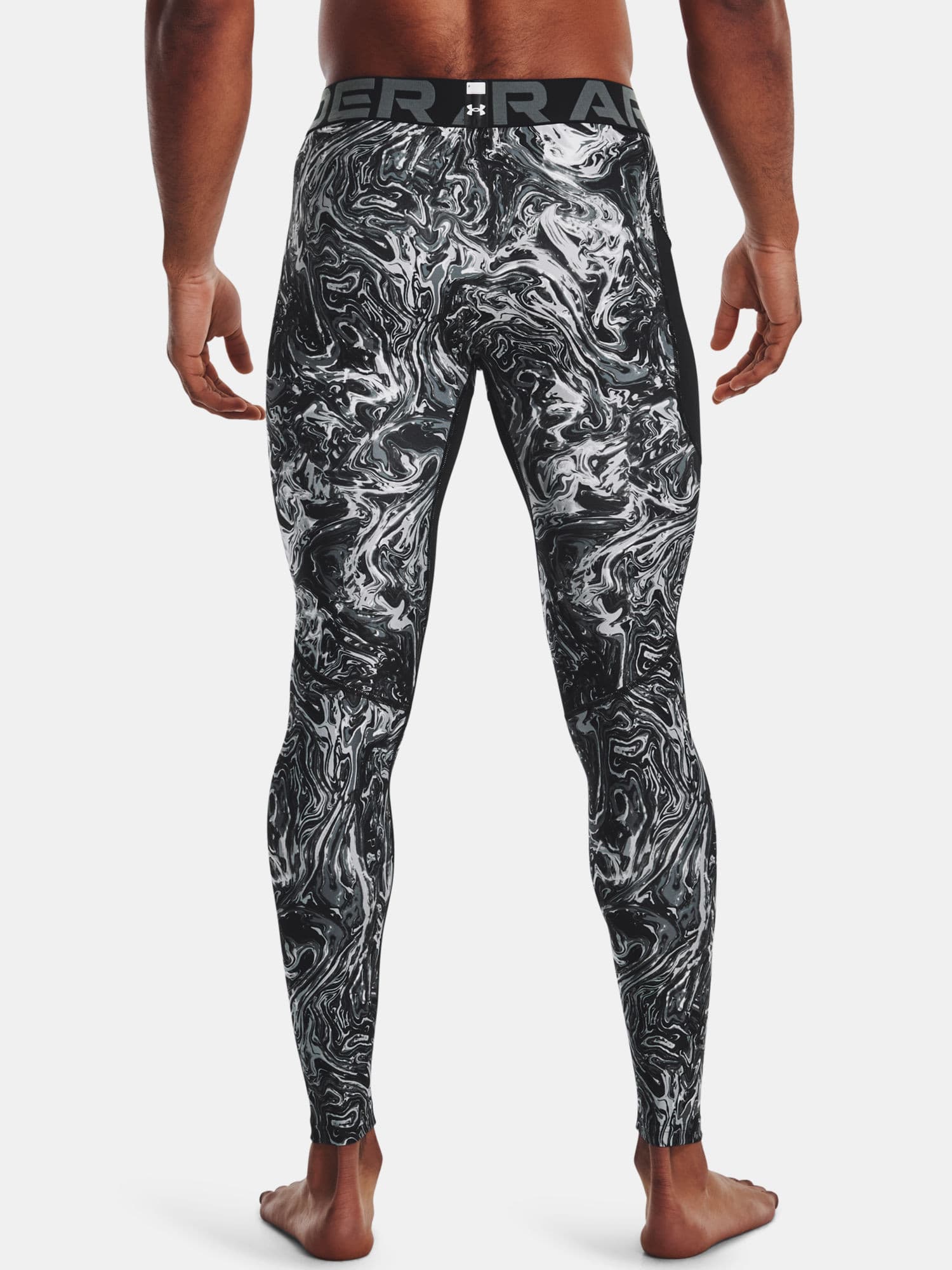 Under Armour UA HG Armour Prtd Leggings Pánské legíny US S 1370326-012 - náhled 4