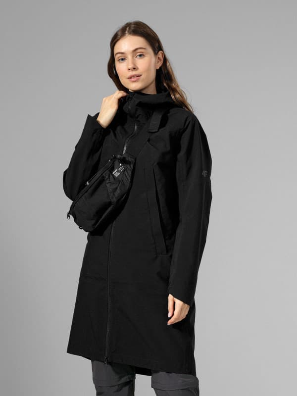 4F H4L22-KUDT061 DEEP BLACK Dámská bunda US L H4L22-KUDT061 DEEP BLACK - náhled 3