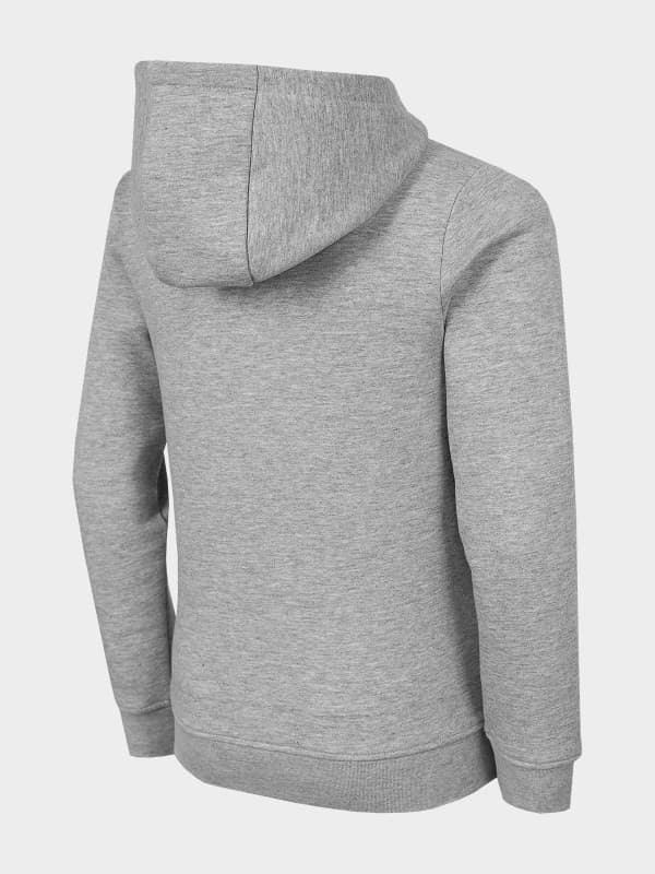 4F HJL22-JBLD001 LIGHT GREY MELANGE Dětská mikina EU 122 HJL22-JBLD001 LIGHT GREY MEL - náhled 2