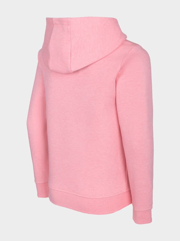 4F HJL22-JBLD001 LIGHT PINK MELANGE Dětská mikina EU 122 HJL22-JBLD001 LIGHT PINK MEL - náhled 2