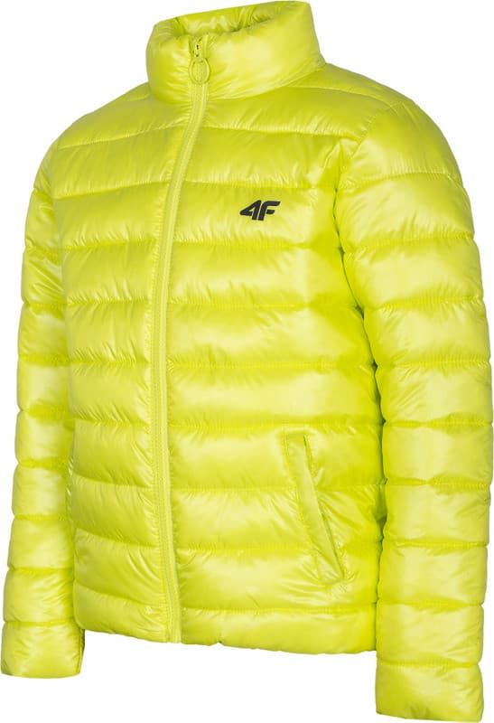 4F HJL22-JKUMP001 CANARY GREEN Dětská bunda EU 164 HJL22-JKUMP001 CANARY GREEN - náhled 1