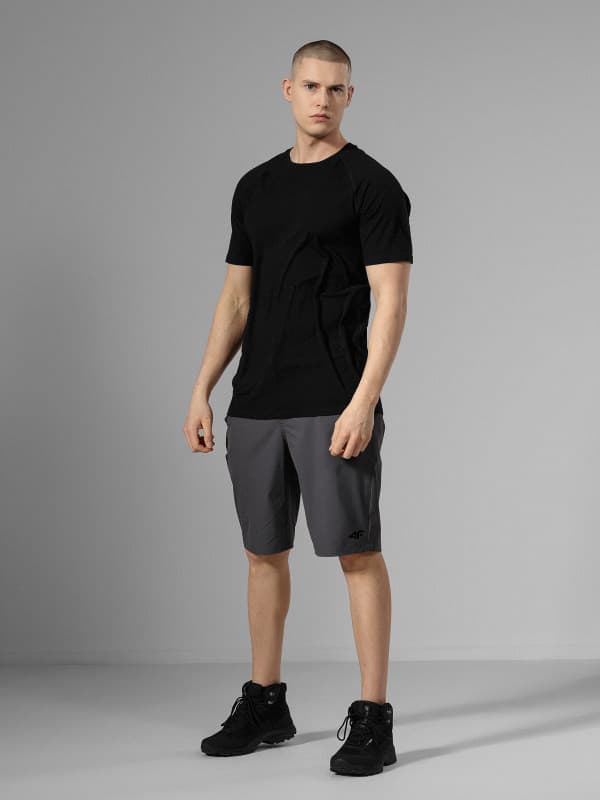 4F H4L22-SKMTR060 ANTHRACITE Pánské kraťasy US M H4L22-SKMTR060 ANTHRACITE - náhled 3