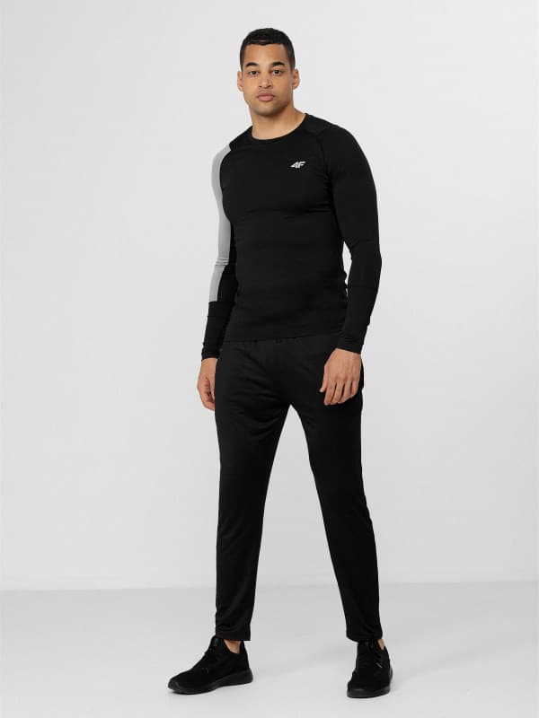 4F H4L22-SPMTR010 DEEP BLACK Pánské sportovní kalhoty US 3XL H4L22-SPMTR010 DEEP BLACK - náhled 3