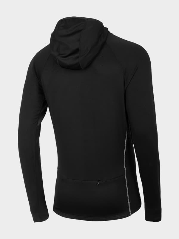 4F H4L22-BLMF013 DEEP BLACK Pánská mikina US M H4L22-BLMF013 DEEP BLACK - náhled 2