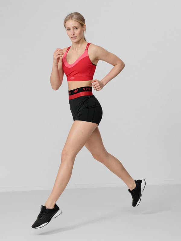 4F H4L22-SKDF012 DEEP BLACK Dámské legínové kraťasy US XL H4L22-SKDF012 DEEP BLACK - náhled 4