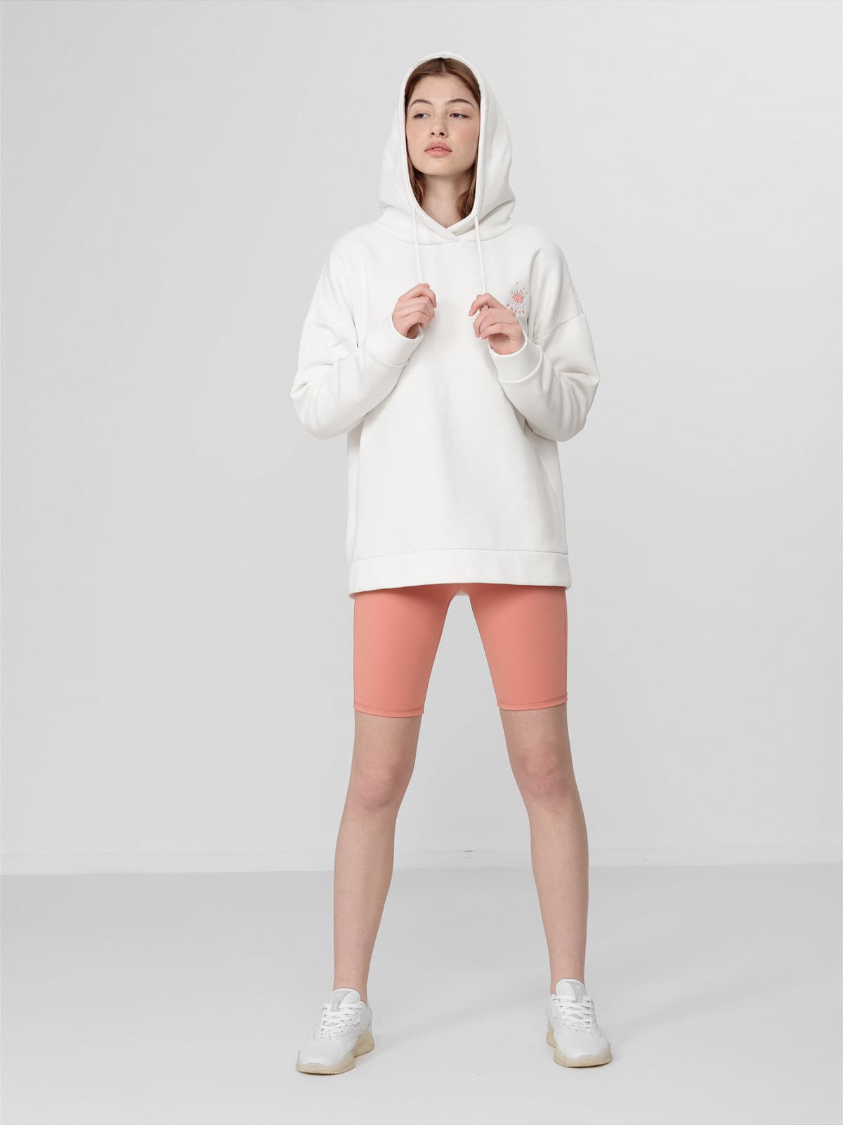 Outhorn HOL22-BLD603A OFF WHITE Dámská mikina US L HOL22-BLD603A OFF WHITE - náhled 4