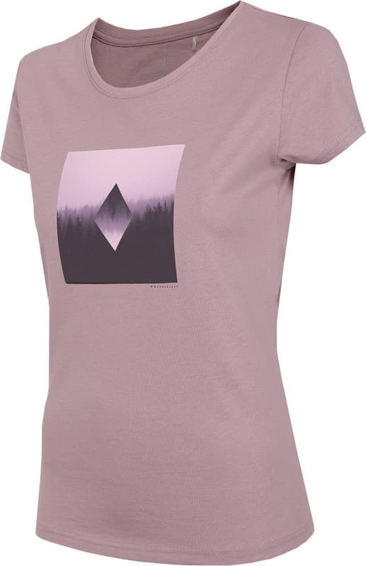 4F H4L22-TSD061 LIGHT VIOLET Dámské tričko US L H4L22-TSD061 LIGHT VIOLET - náhled 1