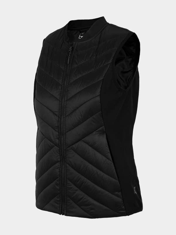 4F H4L22-BZD060 DEEP BLACK Dámská vesta US 3XL H4L22-BZD060 DEEP BLACK - náhled 4