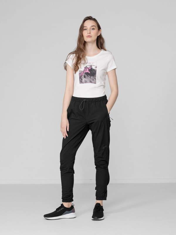 4F H4L22-TSD060 OFF WHITE Dámské tričko US S H4L22-TSD060 OFF WHITE - náhled 4