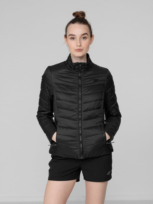 4F H4L22-KUDP060 DEEP BLACK Dámská bunda US L H4L22-KUDP060 DEEP BLACK - náhled 3