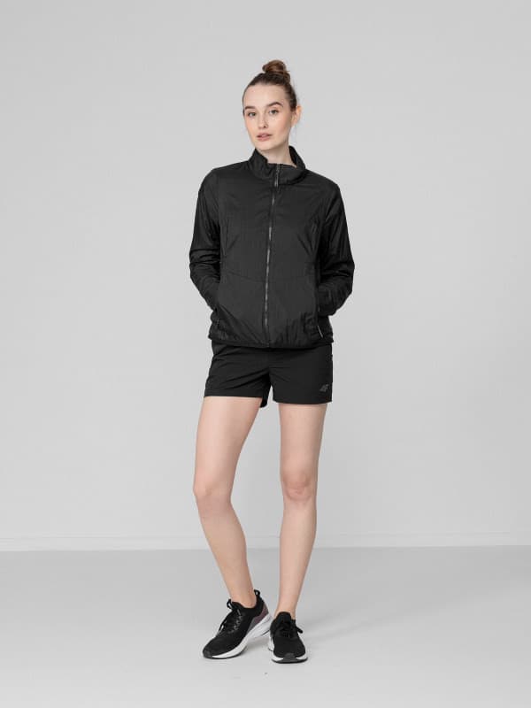 4F H4L22-KUDP061 DEEP BLACK Dámská bunda US 3XL H4L22-KUDP061 DEEP BLACK - náhled 4