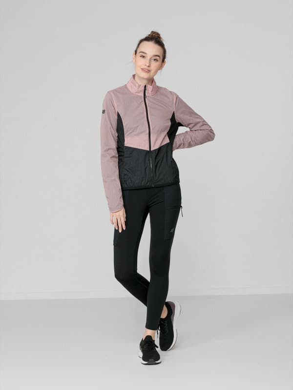 4F H4L22-KUDP061 LIGHT PINK Dámská bunda US 3XL H4L22-KUDP061 LIGHT PINK - náhled 4