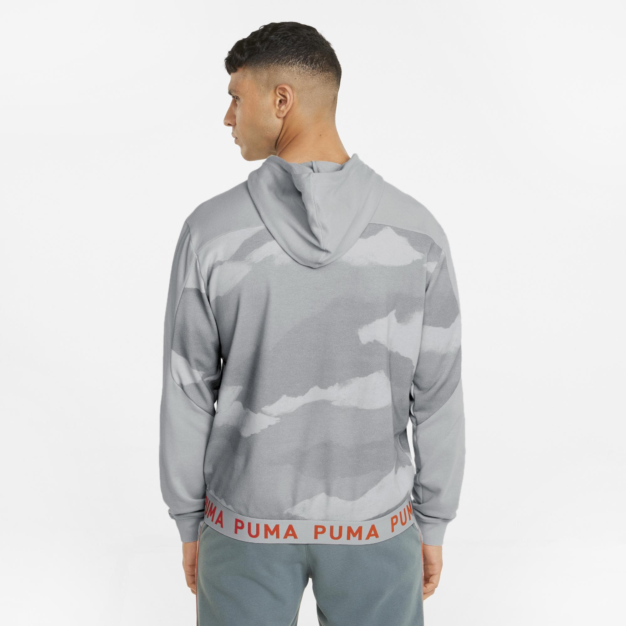 Puma TRAIN AOP HOODIE Pánská mikina US L 521546-19 - náhled 2