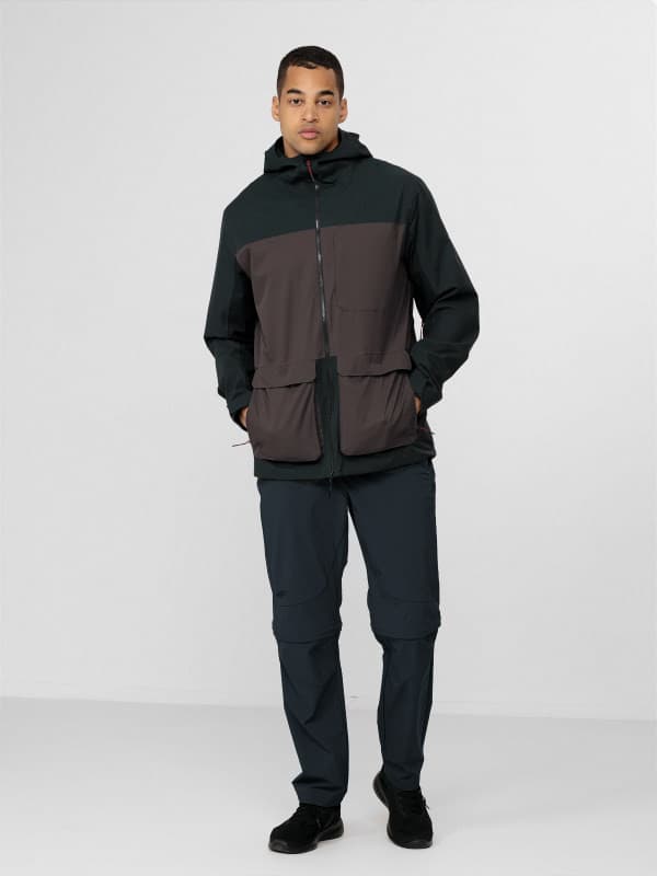 4F H4L22-KUM060 DARK BLUE Pánská bunda US 3XL H4L22-KUM060 DARK BLUE - náhled 5