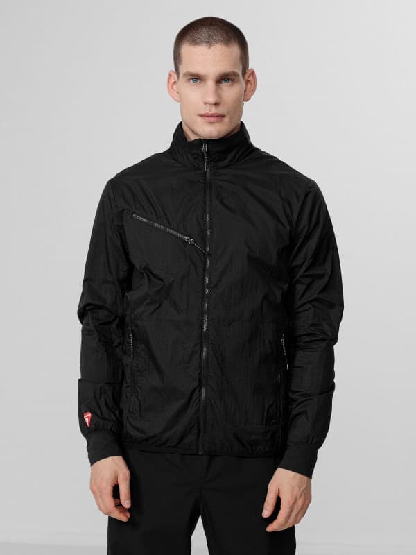 4F H4L22-KUMP061 DEEP BLACK Pánská bunda US 3XL H4L22-KUMP061 DEEP BLACK - náhled 4