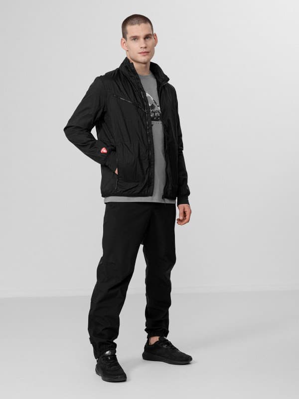 4F H4L22-KUMP061 DEEP BLACK Pánská bunda US 3XL H4L22-KUMP061 DEEP BLACK - náhled 5