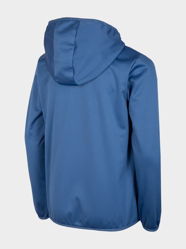 4F HJL22-JSFM001 DENIM Dětská softshellová bunda EU 122 HJL22-JSFM001 DENIM - náhled 2