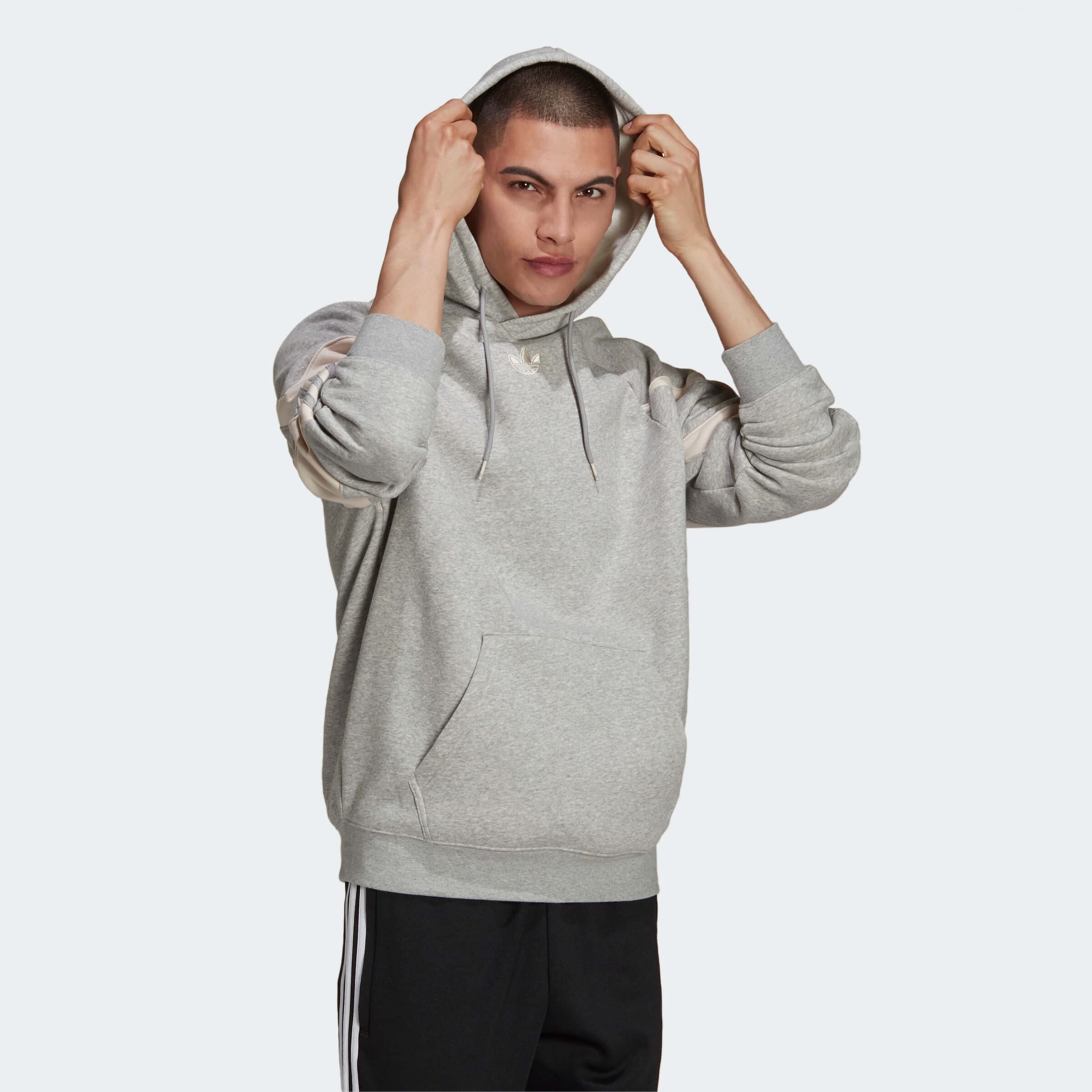 adidas Originals SHARK HOODIE Pánská mikina US L H09029 - náhled 3