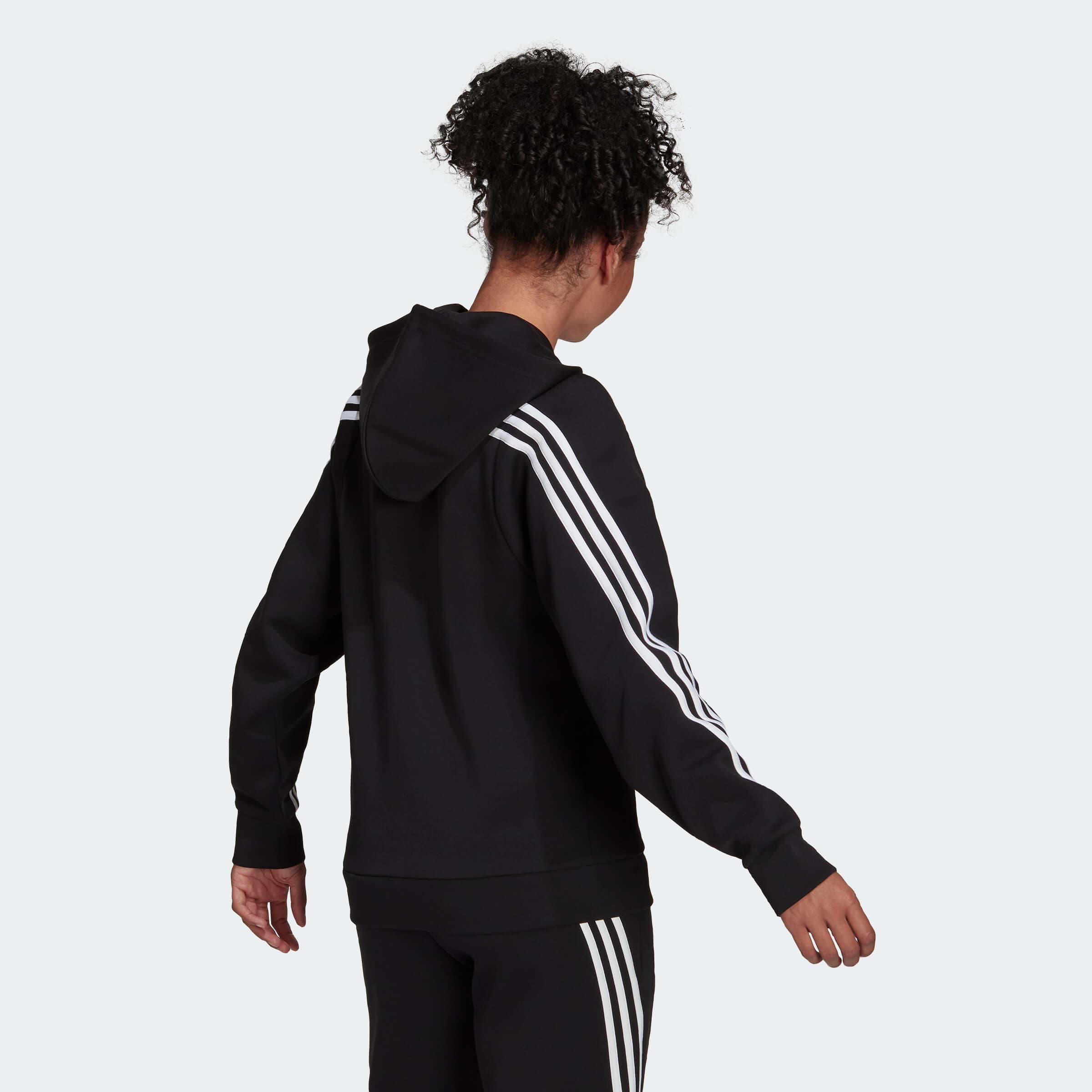adidas Performance W FI 3S FZ REG Dámská mikina US L H57287 - náhled 4